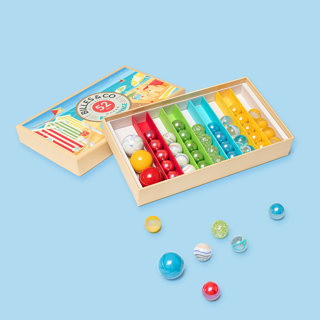 Billes & Co Beau Rivage Marbles with beach colours and texture