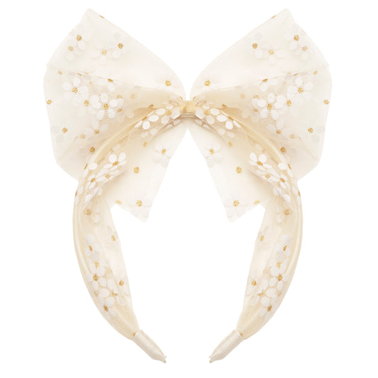 Rockahula Kids Daisy Tulle Bow Headband