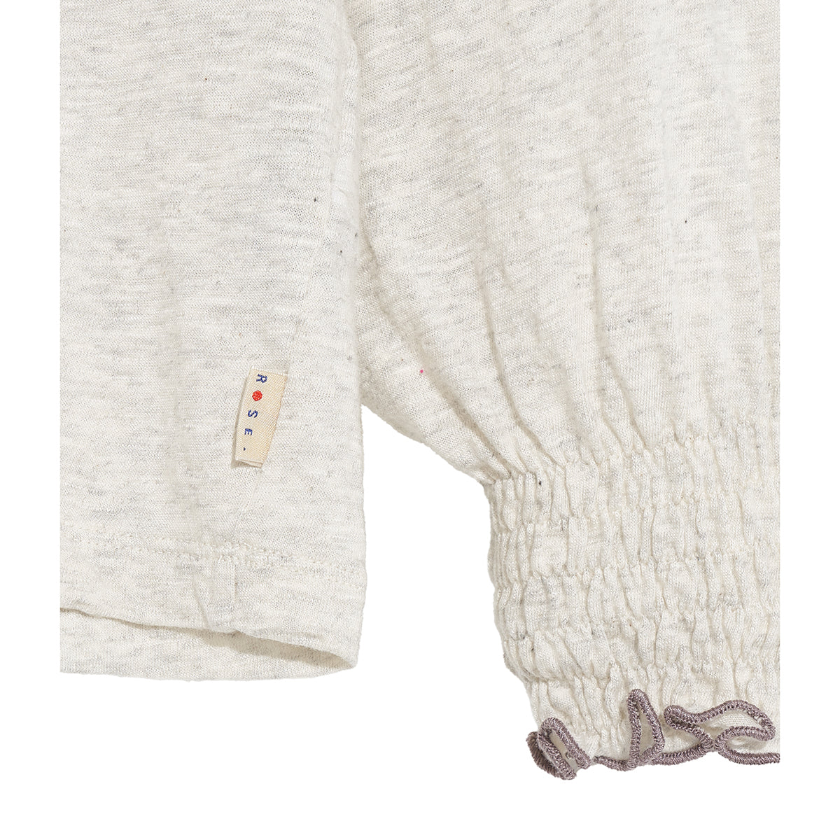 white molly t-shirt in a soft cotton and viscose blend from bellerose for kids/children and teens/teenagers