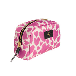 Wouf Pink Love Toiletry Bag / makeup bag
