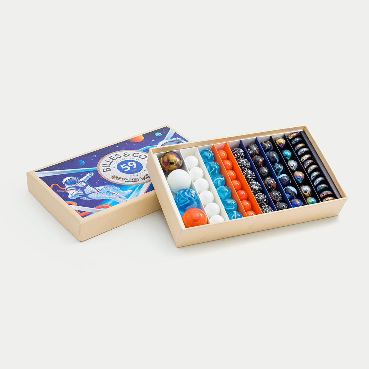 Billes & Co Space Mission Marbles for kids/children
