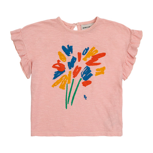 Bobo Choses Fireworks Ruffle T-Shirt