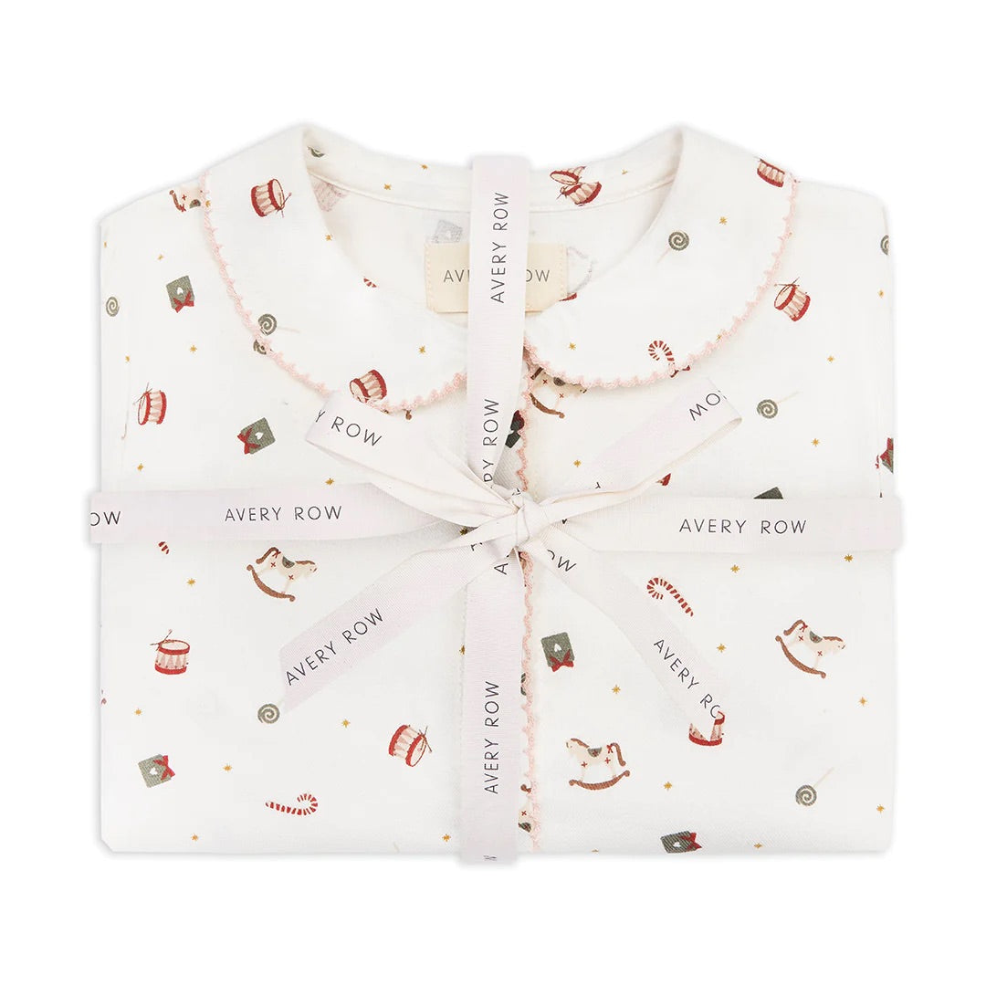 cotton flannel Avery Row Nutcracker Girls Pyjamas for toddlers and kids/children