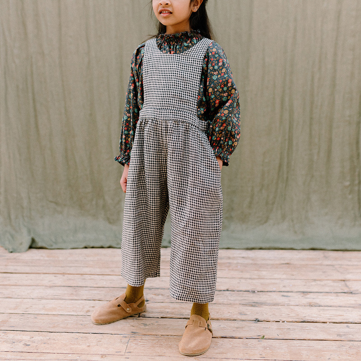 Nellie Quats Jumping Jack Jumpsuit checkered