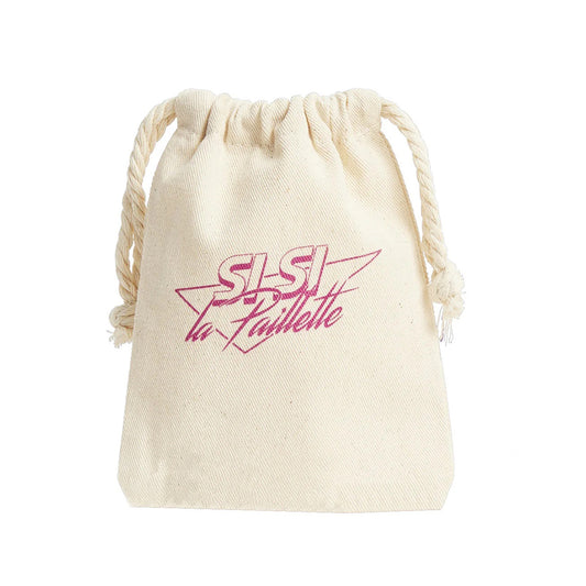 Si Si La Paillette Organic Cotton Pouch