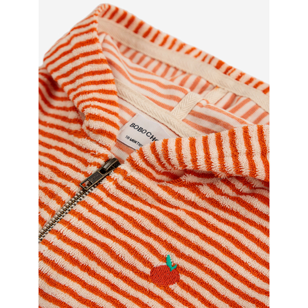 Bobo Choses Stripes Terry Hoodie for babies and toddlers