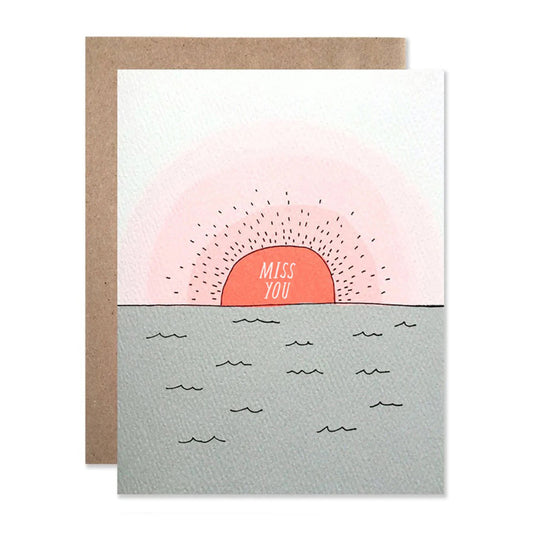 Hartland Cards - Miss You Sunset