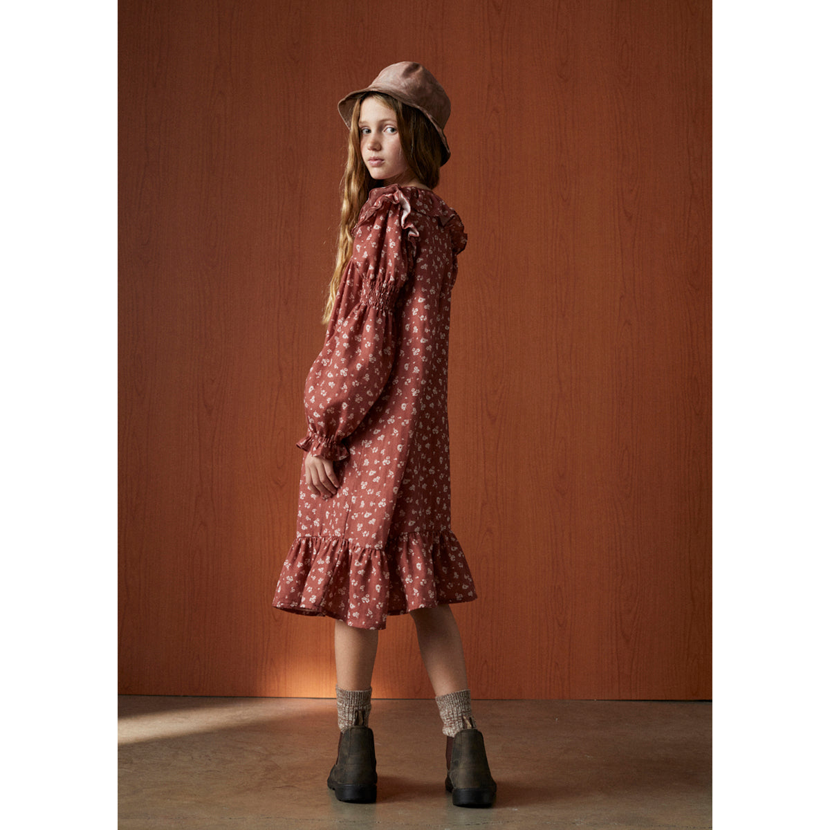 The New Society Barbara Dress with frill details