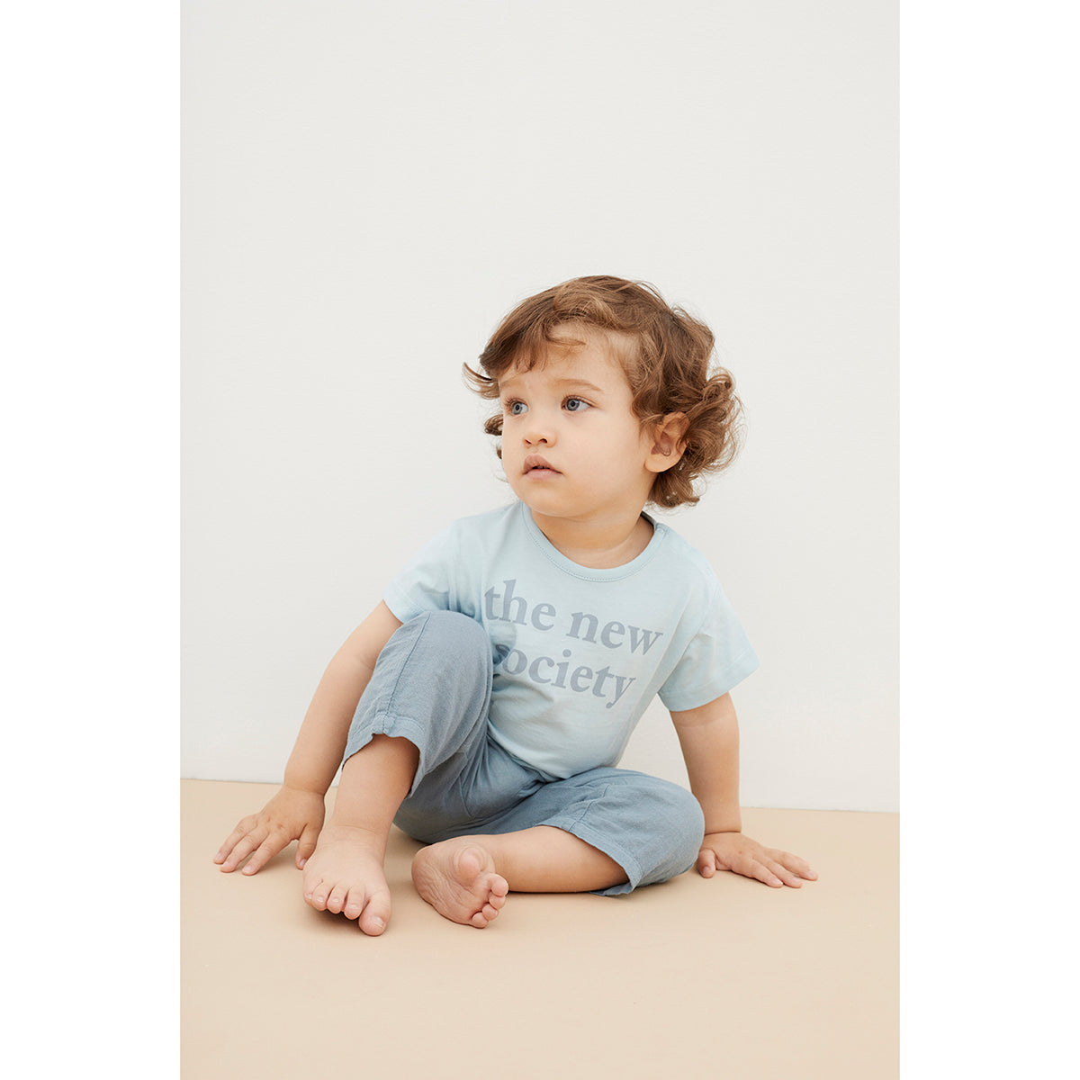 The New Society Logo Print Baby Tee