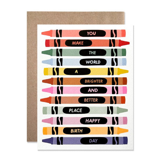 Hartland Card - Brighter and Better Crayons