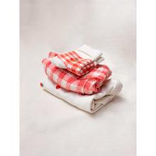 Load image into Gallery viewer, Bobo Choses Tomato Body Set Vichy in tomato print for babies