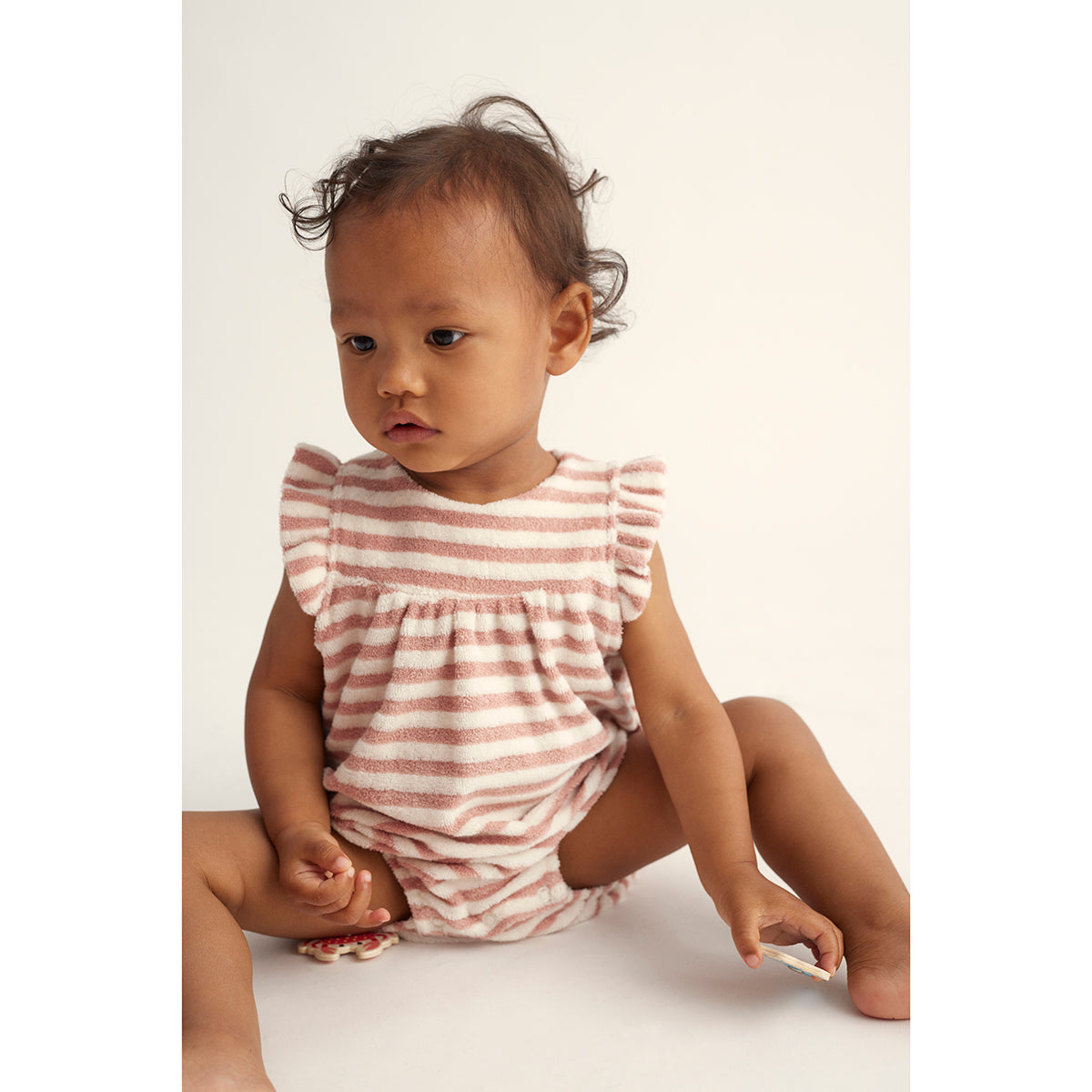 Cozmo Carol Towelling Romper for babies and toddlers