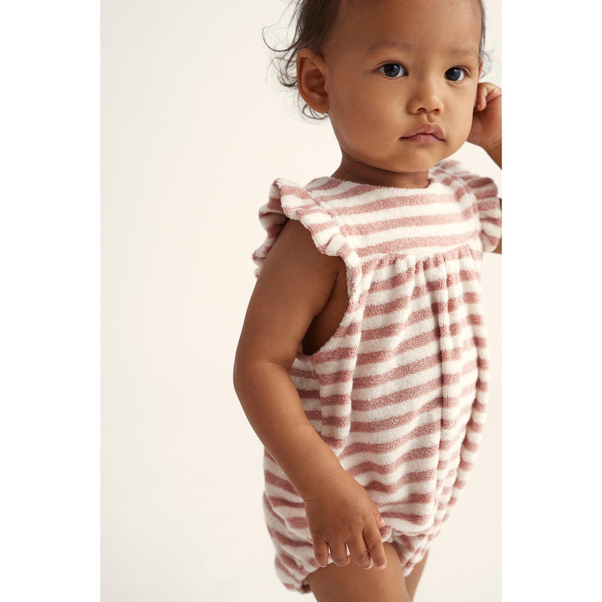 Cozmo Carol Towelling Romper for babies and toddlers