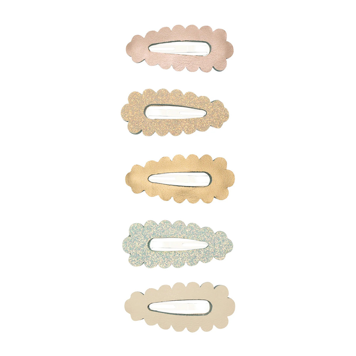 Mimi & Lula Scalloped Metallic Clic Clacs