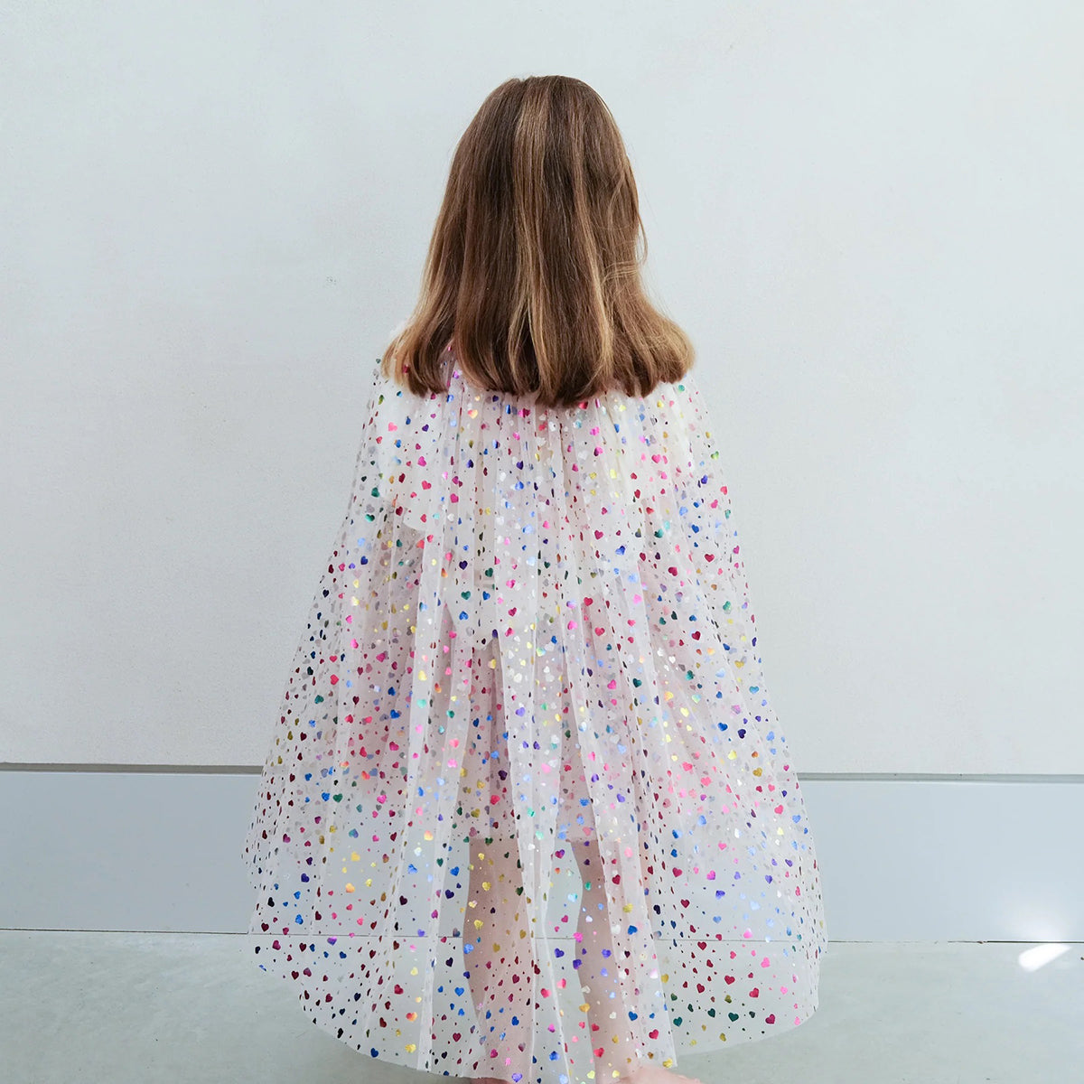 Mimi & Lula Rainbow Hearts Cape