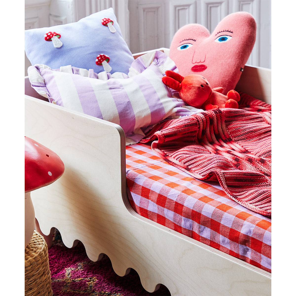 OEUF be good Moss Toddler Bed