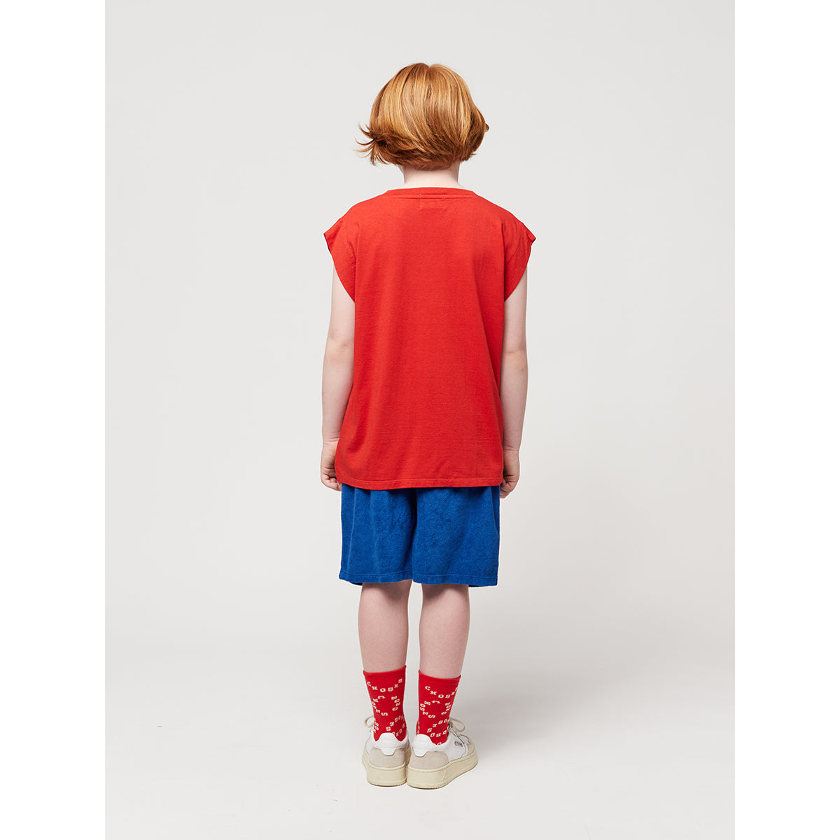 Bobo Choses Terry Bermuda Shorts with adjustable drawstring for toddlers, kids/children and tweens