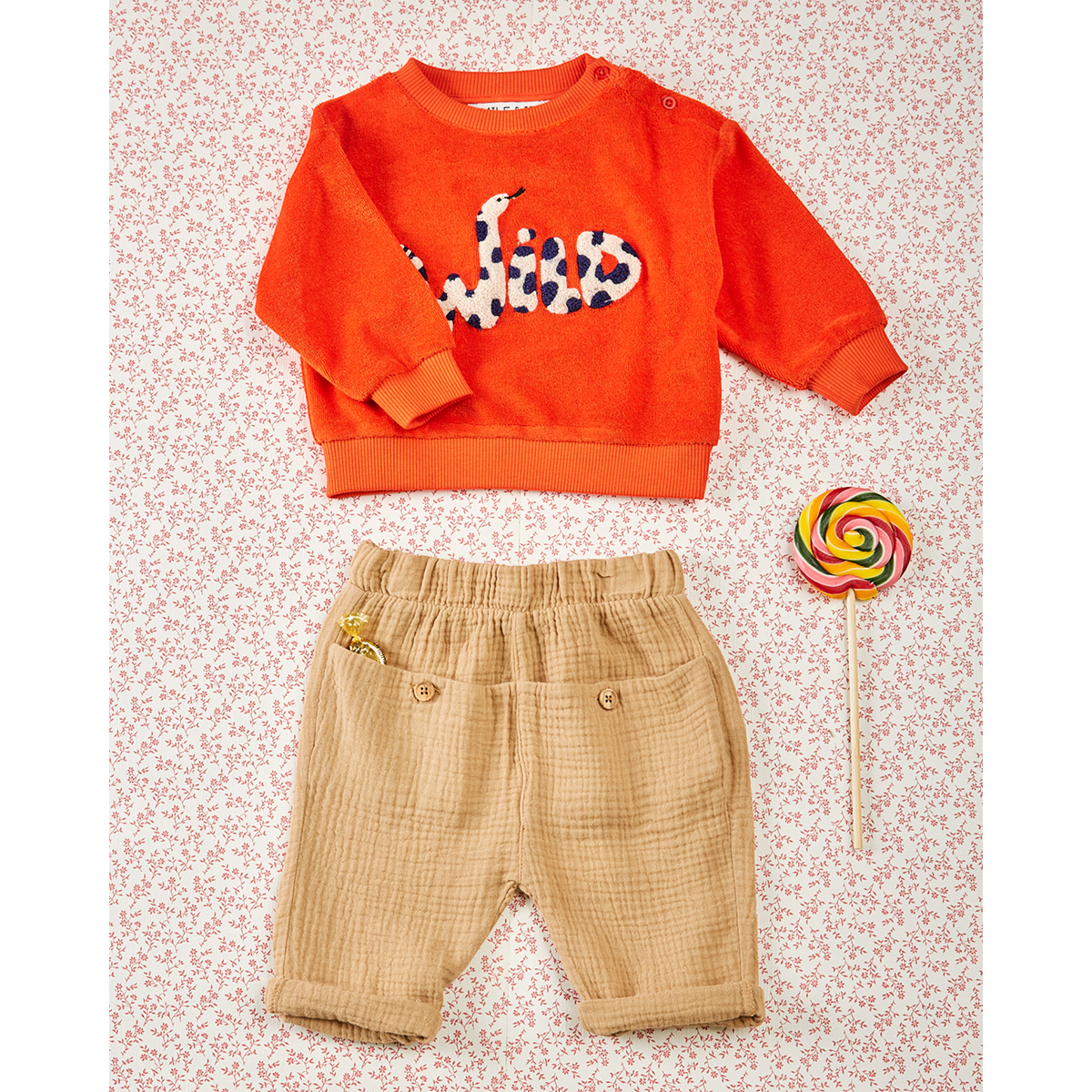 Emile Et Ida Cotton Gauze Trousers for babies and toddlers