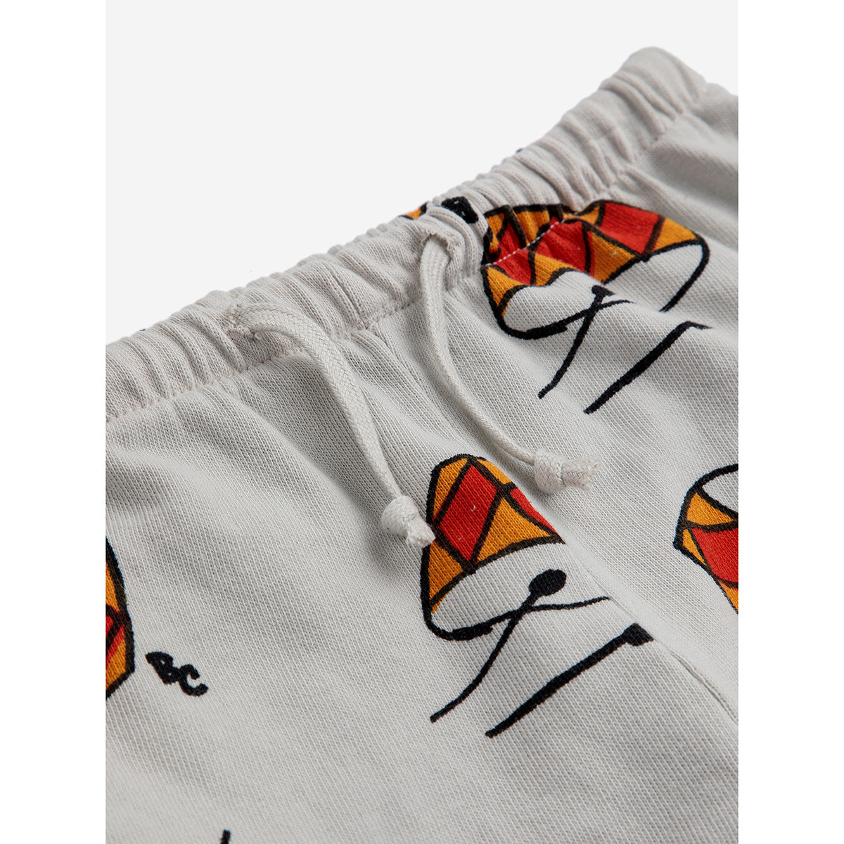 Bobo Choses Play The Drum All Over Jogging Trousers in grey for toddlers, kids/children and tweens
