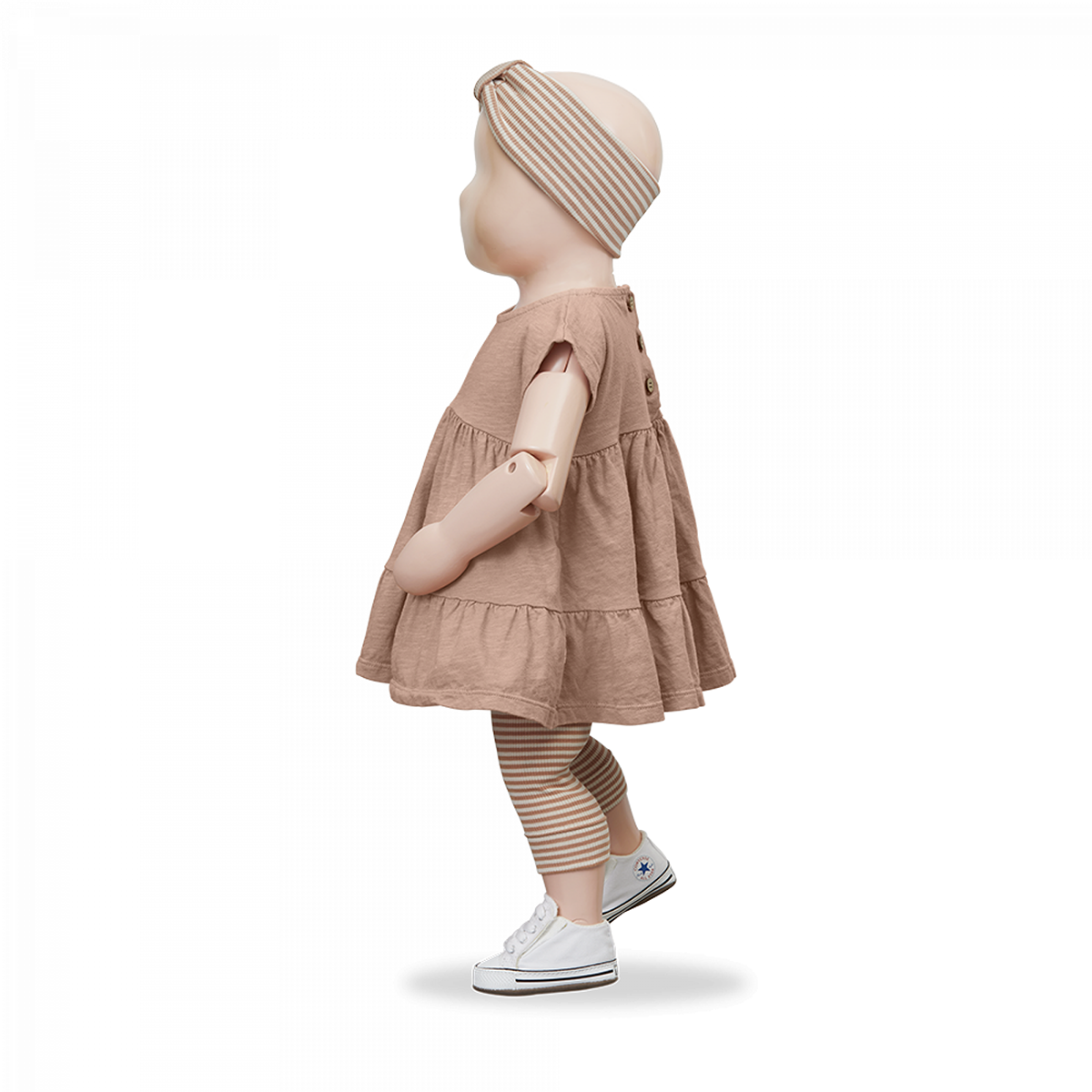 1+ In The Family Cora Leggings in the colour apricot