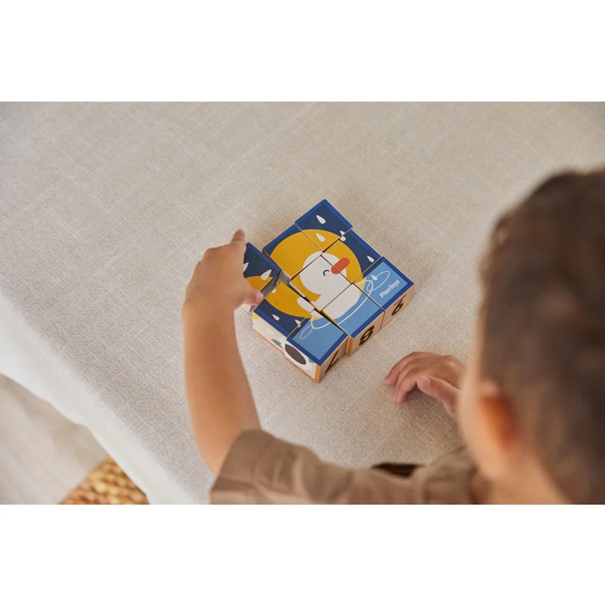 Plan Toys Puzzle Cube Game for babies