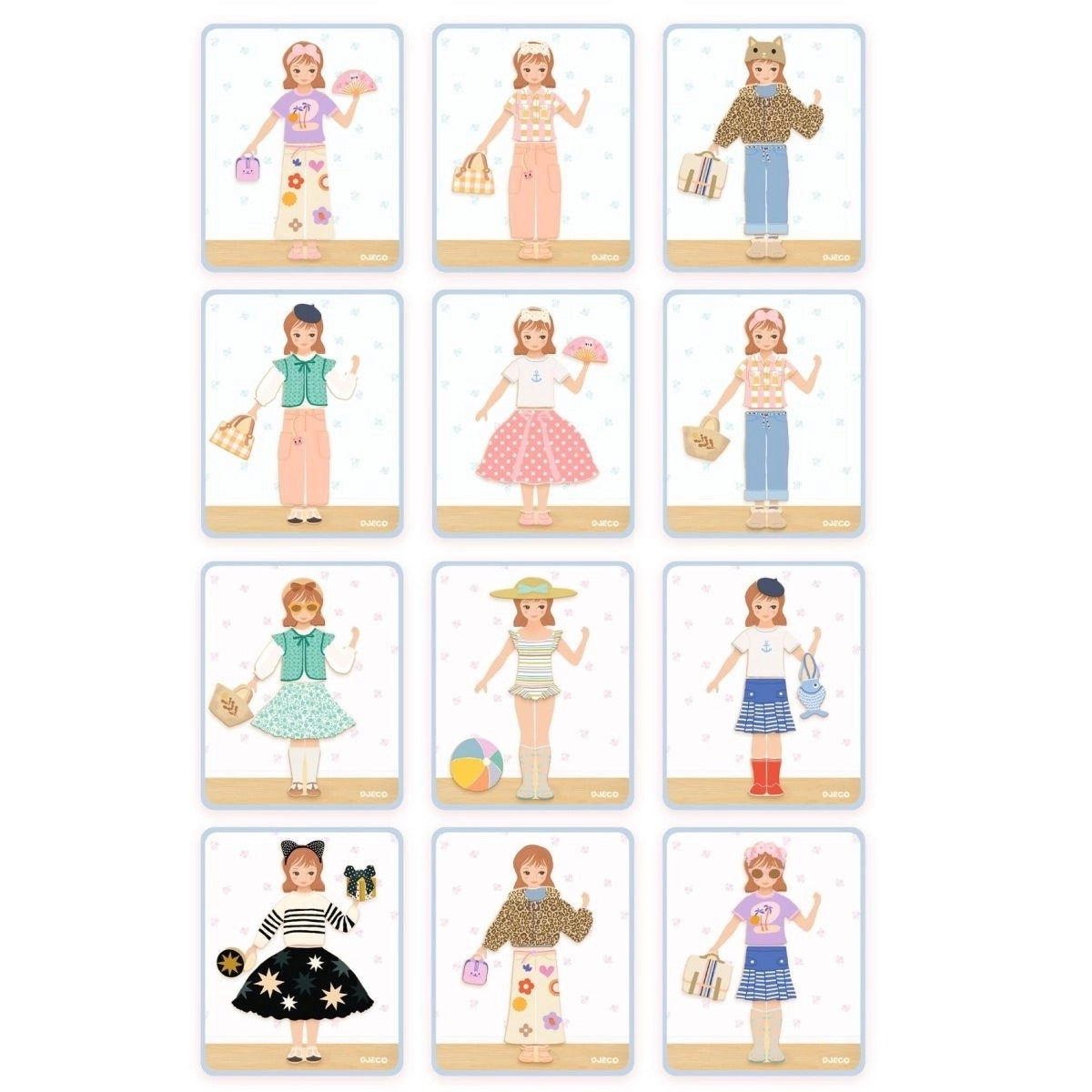 Djeco Wooden Magnetic - Inzebox Dressing