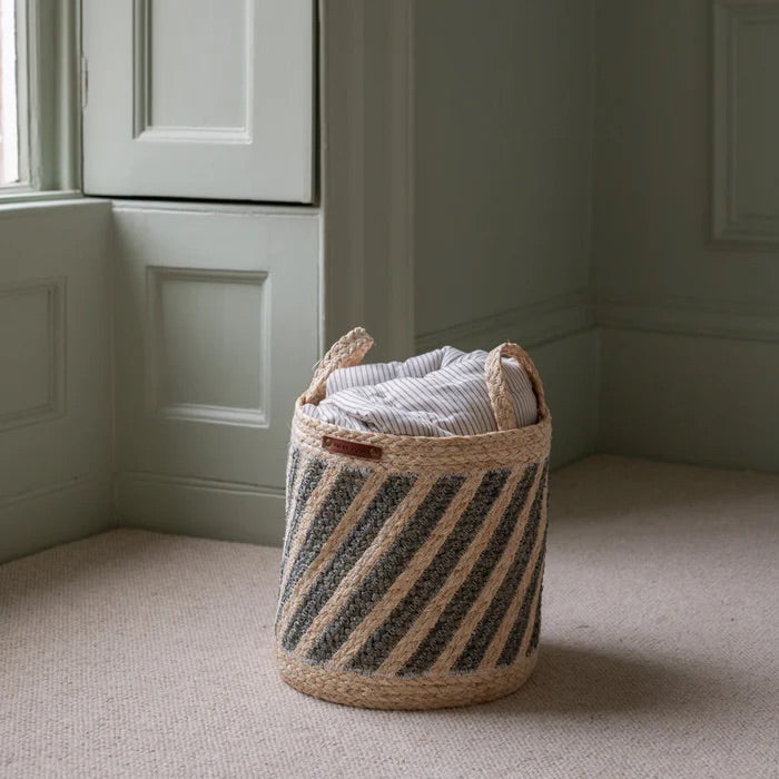 Avery Row Stripe Storage Basket - Medium