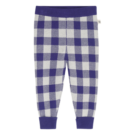 The Bonnie Mob Marbles Check Knit Trousers