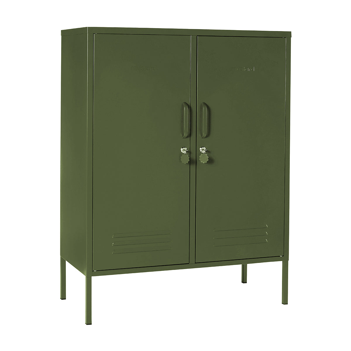 Mustard Made The Midi in Olive green