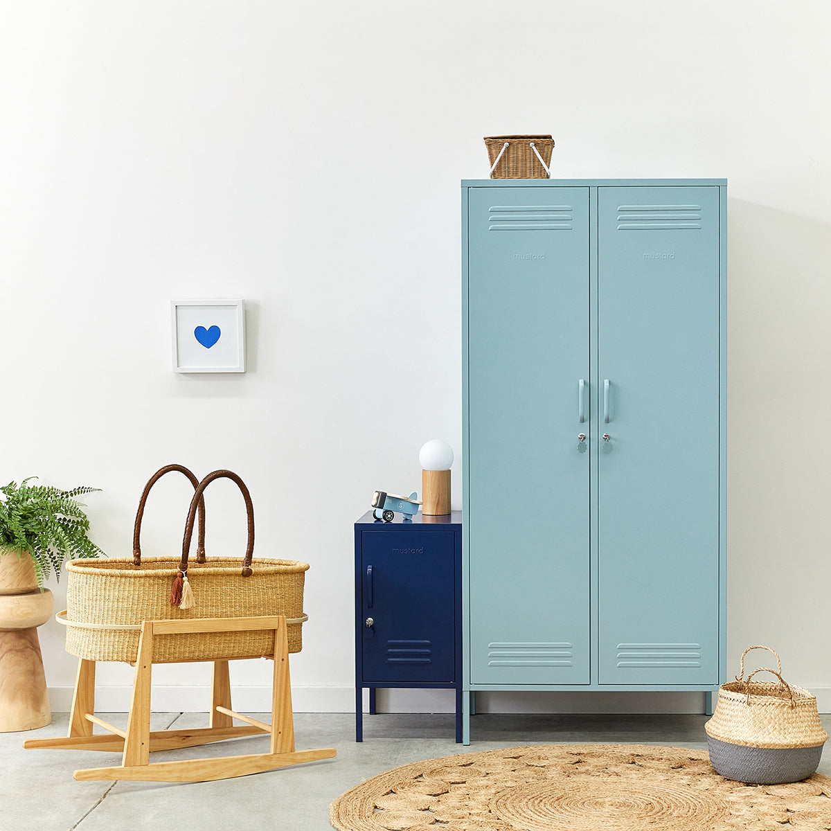 Mustard Made The Twinny Locker in Ocean/Blue