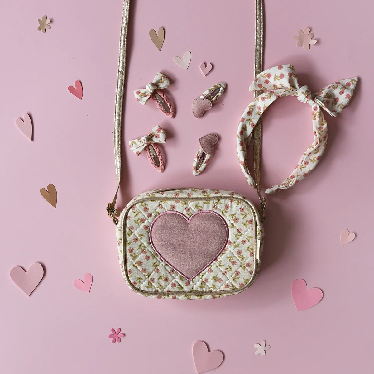 Rockahula Kids Patchwork Heart Bag