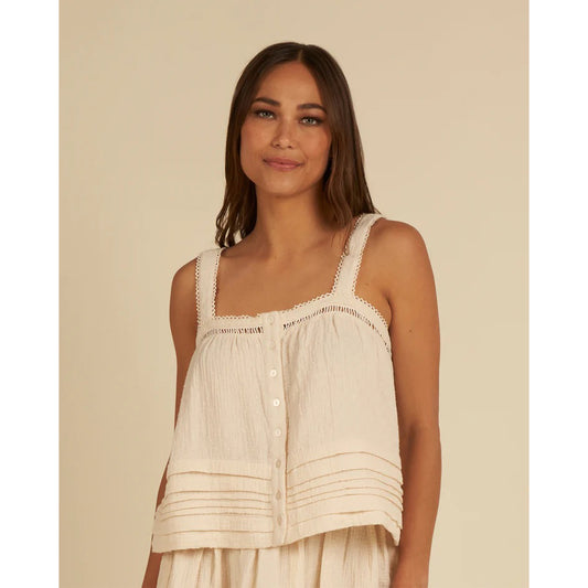 Rylee + Cru Pleat Tank