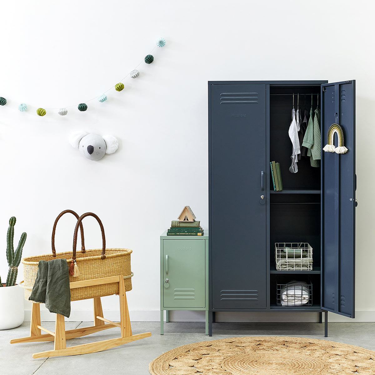 Mustard Made The Twinny Locker in Slate