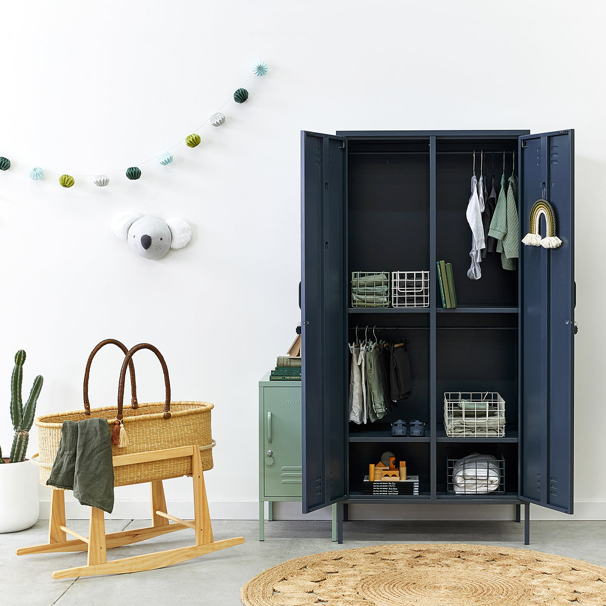 Mustard Made The Twinny Locker in Slate