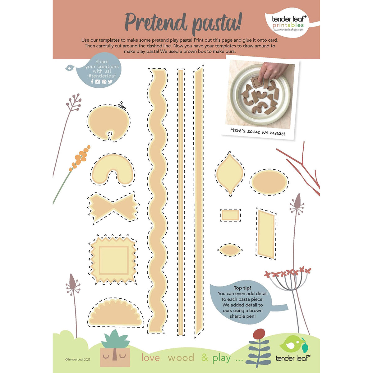 Tender Leaf Toys La Fiamma Grand Kitchen Range pretend play