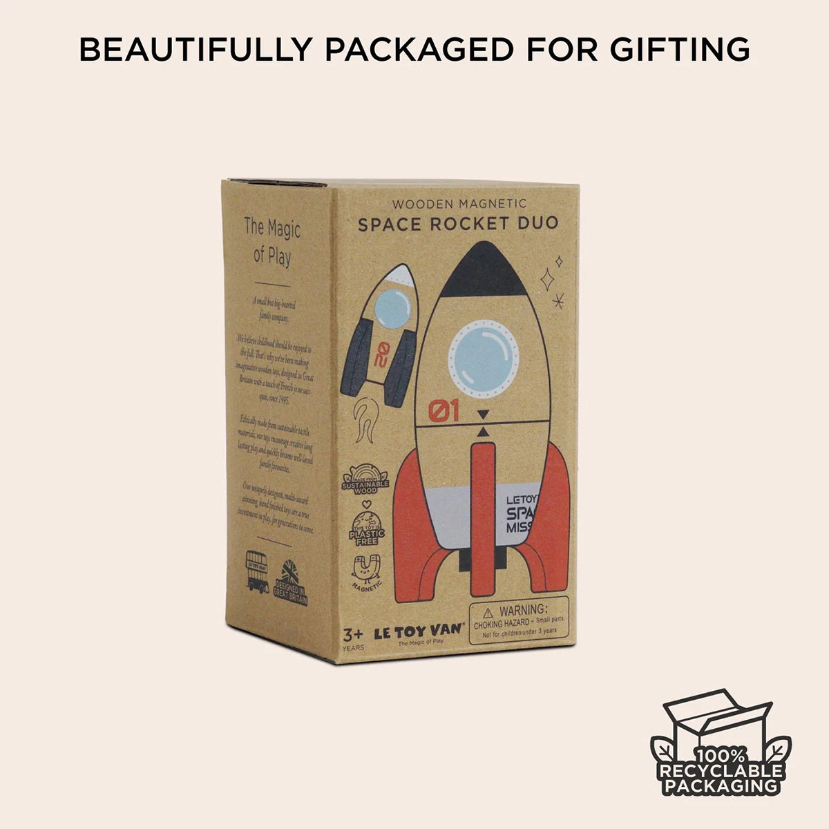 Le Toy Van Magnetic Space Rocket