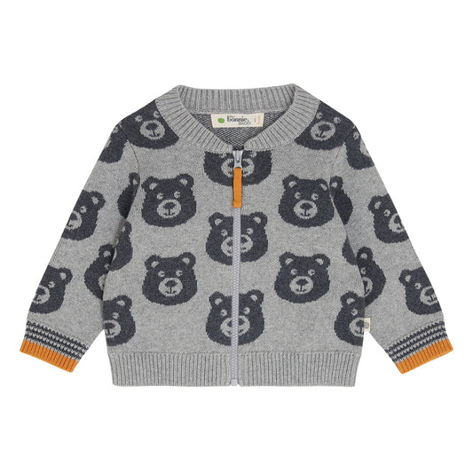The Bonnie Mob Twix Bear Knit Cardigan