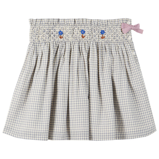 Emile et Ida Gingham Cotton Skirt