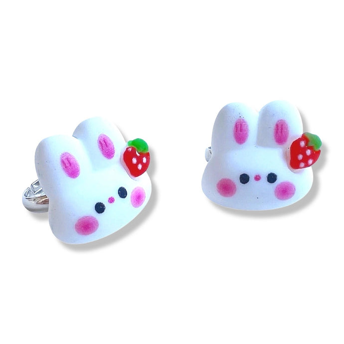 Pop Cutie Strawberry Bunny Rings