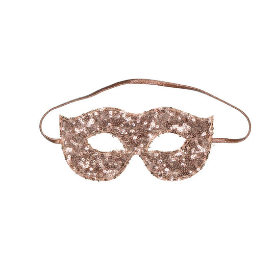 Luciole et Petit Pois Rose Sequins Mask