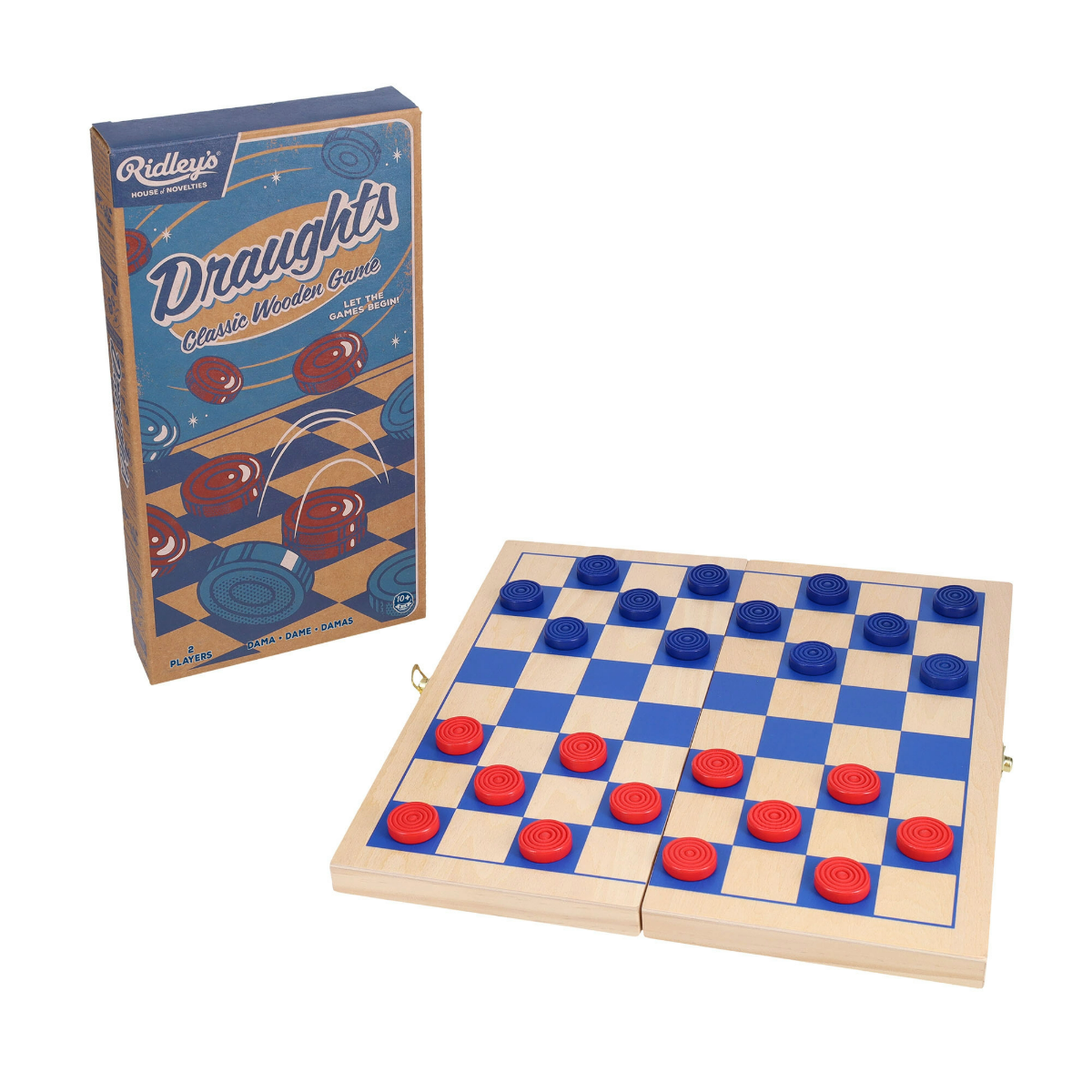 Draughts Classic Wooden Game