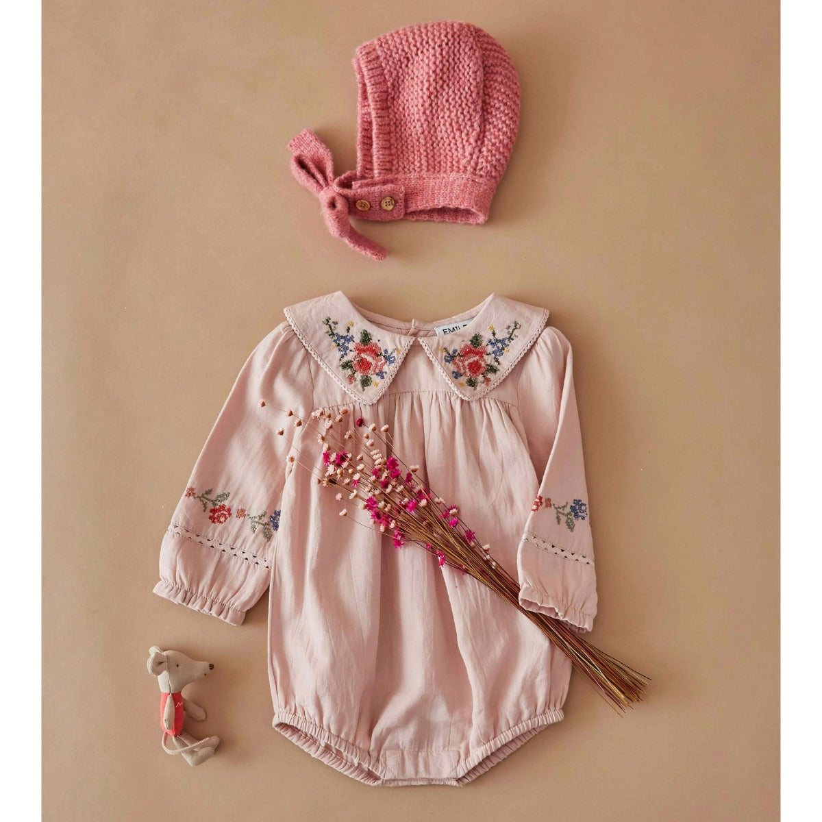 Emile et Ida Cross Stitch Romper