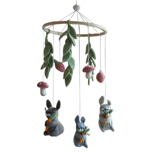 Gamcha Strawberry Rabbit Mobile