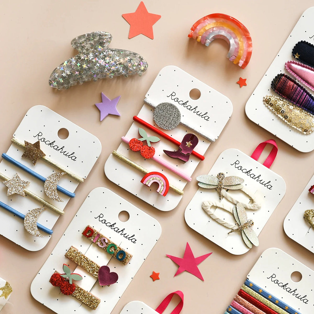 Rockahula Kids Shimmer Rainbow Claw Clips