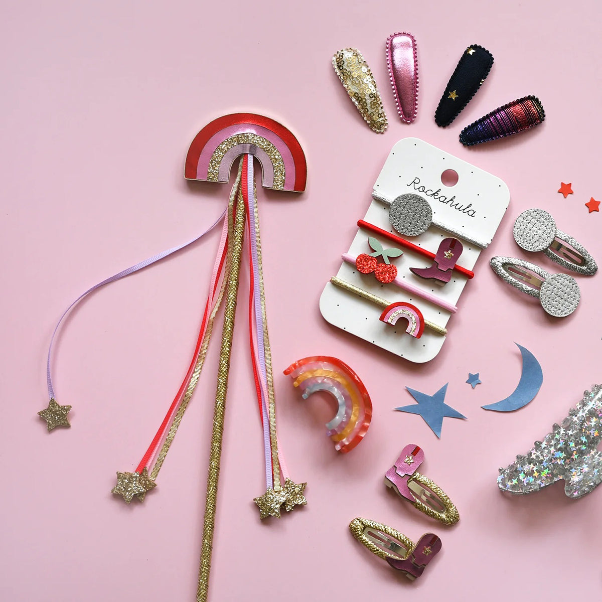 Rockahula Kids Shimmer Rainbow Claw Clips