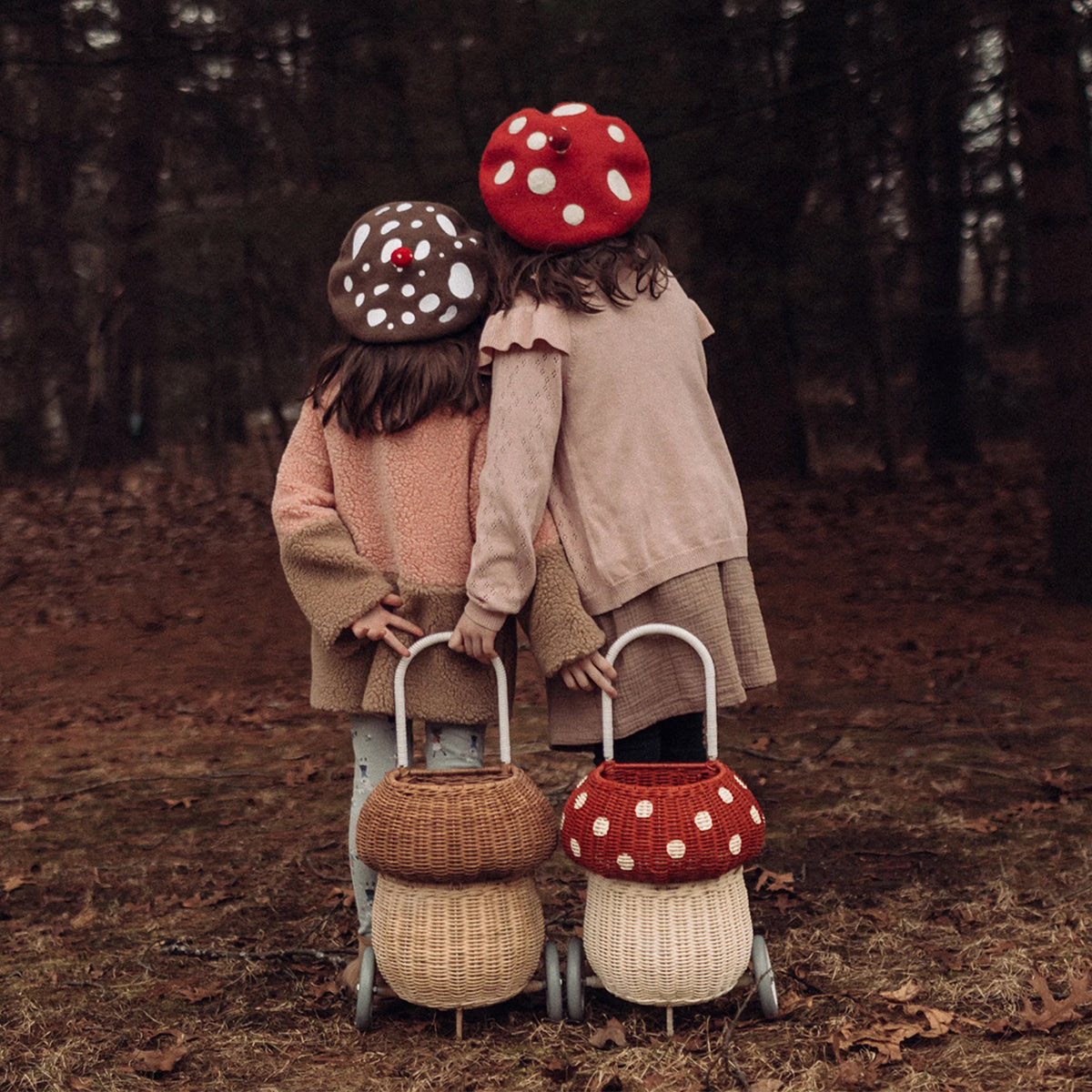Olli Ella Rattan Mushroom Luggy storage