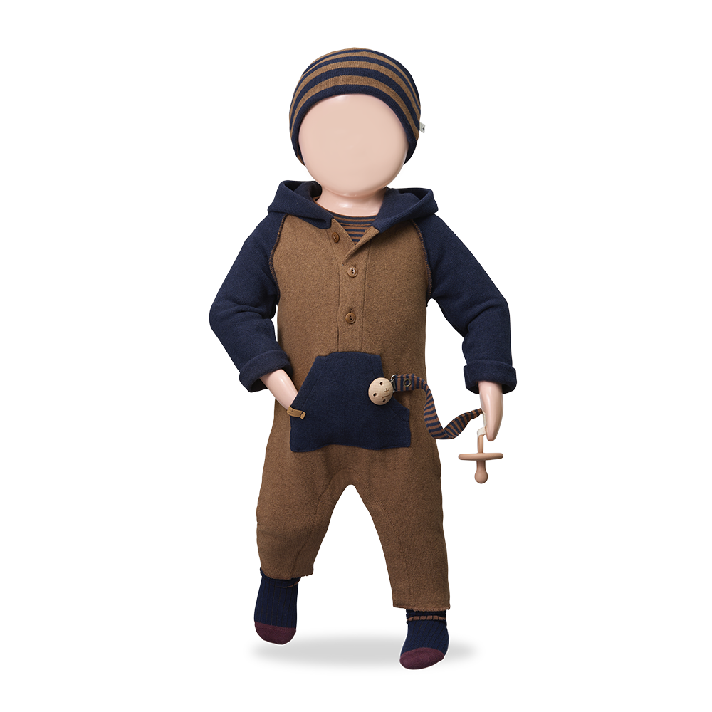 1+ In The Family Ludvig Hooded Jumpsuit