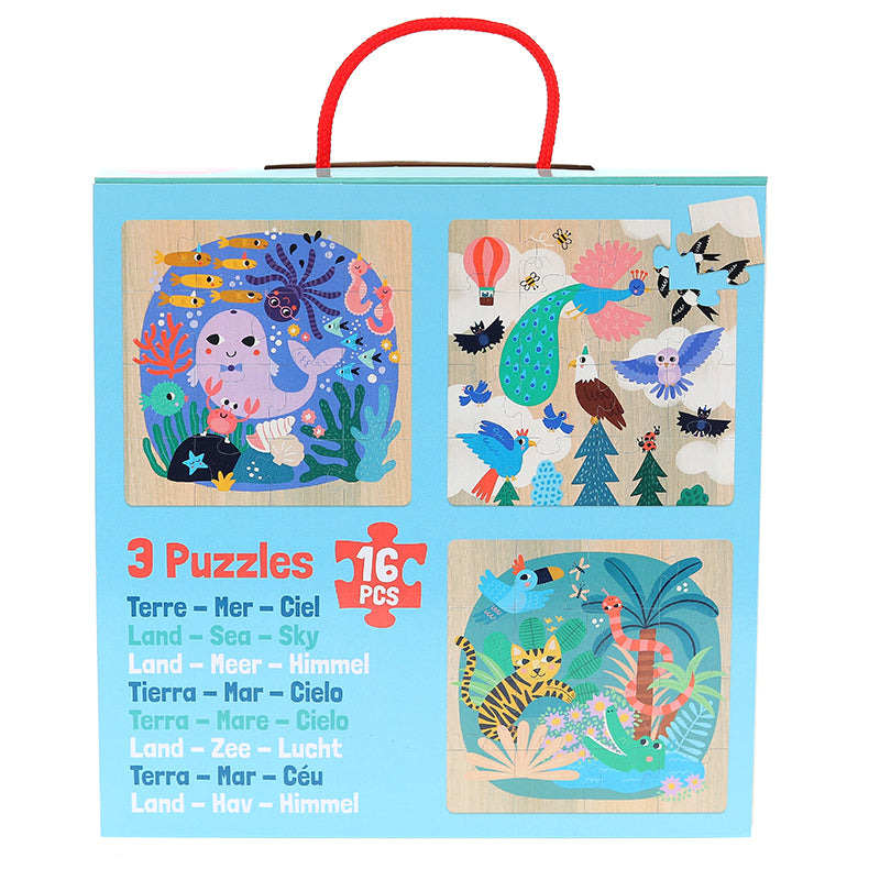 Vilac Earth Sea And Sky Puzzle