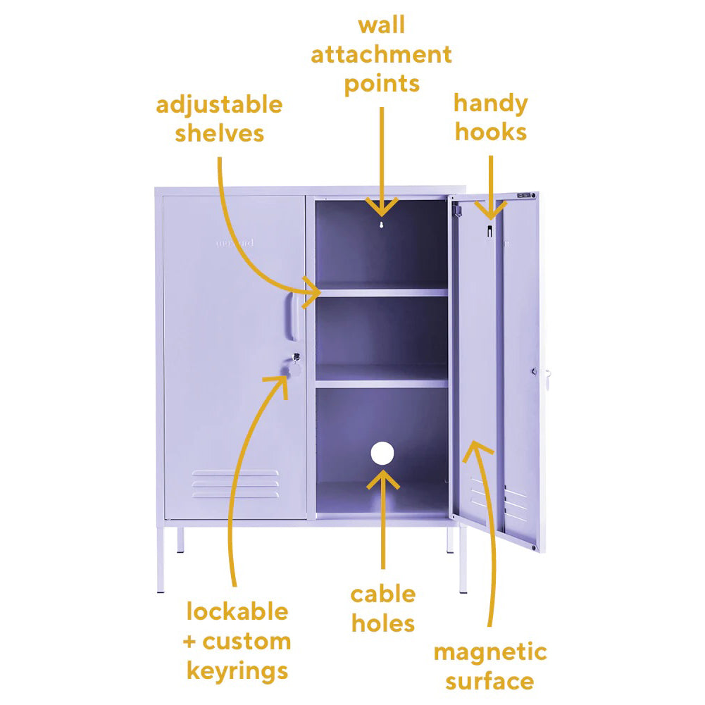 Mustard Made The Midi in Lilac what's inside