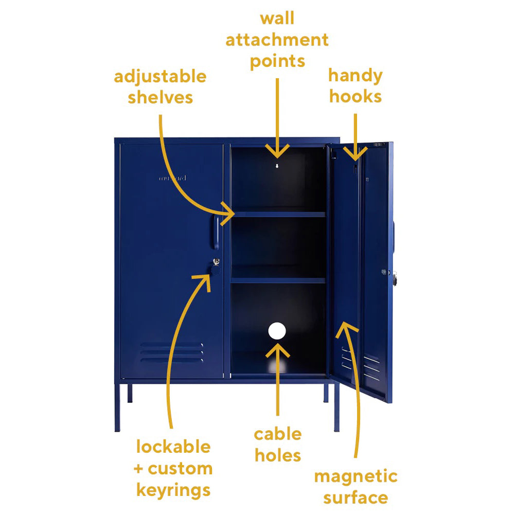 Mustard Made The Midi in Navy what's inside